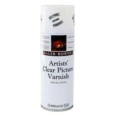 Artist Clear Picture Gloss Varnish Aerosol 400ml Spray The Stationers
